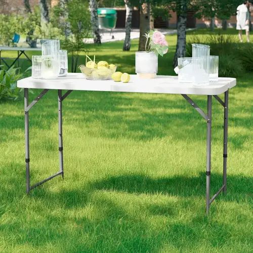 MESA PLEGABLE 60x40x26cm PLEGADA 43x34x6cm ALEACIÓN ALUMINIO+ABS - imagen 3