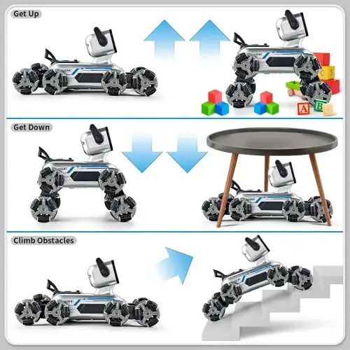 PERRO ROBOT INTELIGENTE A CONTROL REMOTO 25x16x17cm - imagen 4