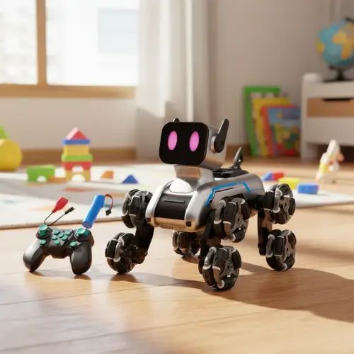 PERRO ROBOT INTELIGENTE A CONTROL REMOTO 25x16x17cm - imagen 2
