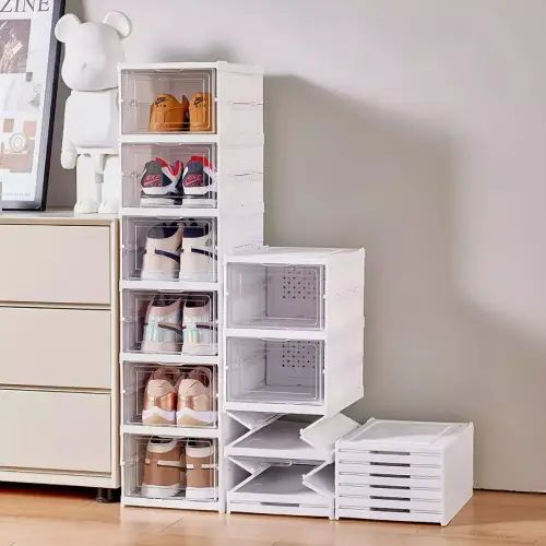 ORGANIZADOR PARA CALZADO PLEGABLE 6 ESTANTES 105x34.5x25.5cm - imagen 2