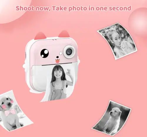 CÁMARA DIGITAL INSTANTÁNEA PARA NIÑOS 2.4" Micro SD 32GB VGA/30fps/0.3mp/JPG 1800mAh 10.5x10x4.5cm - imagen 2