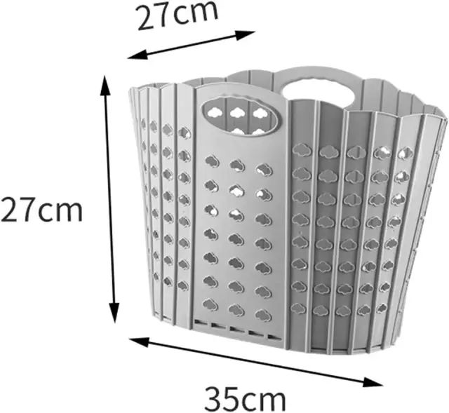 Cesta Plegable De Lavandería Con Asas De Transporte - imagen 3