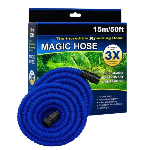 Manguera flexible 15mts con extensión hasta 3 veces su tamaño - imagen 1