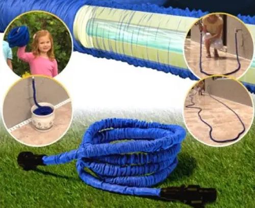 Manguera flexible 15mts con extensión hasta 3 veces su tamaño - imagen 3