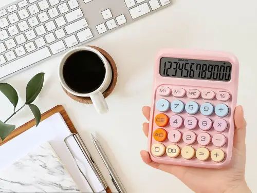 CALCULADORA INFANTIL DE ESCRITORIO 12 DÍGITOS A PILA - imagen 2