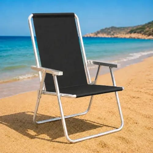 SILLA PLAYERA ALUMINIO CONFORTO POSA BRAZO PLÁSTICO - imagen 3