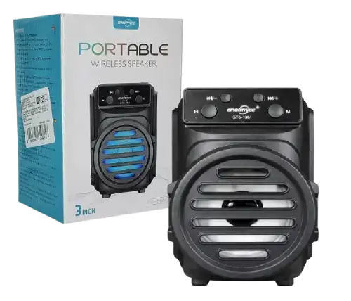 Parlante Bluetooth GTS-1961 5W Recargable FM y USB 15CM - imagen principal