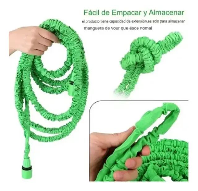 Manguera Expandible Con Aspersor De Riego - imagen 2