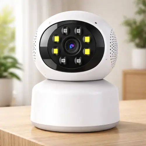 CÁMARA DE VIGILANCIA WI-FI FULL HD LENTE 3.6mm SD HASTA 64GB 355°/70° 11.5x8cm - imagen 2