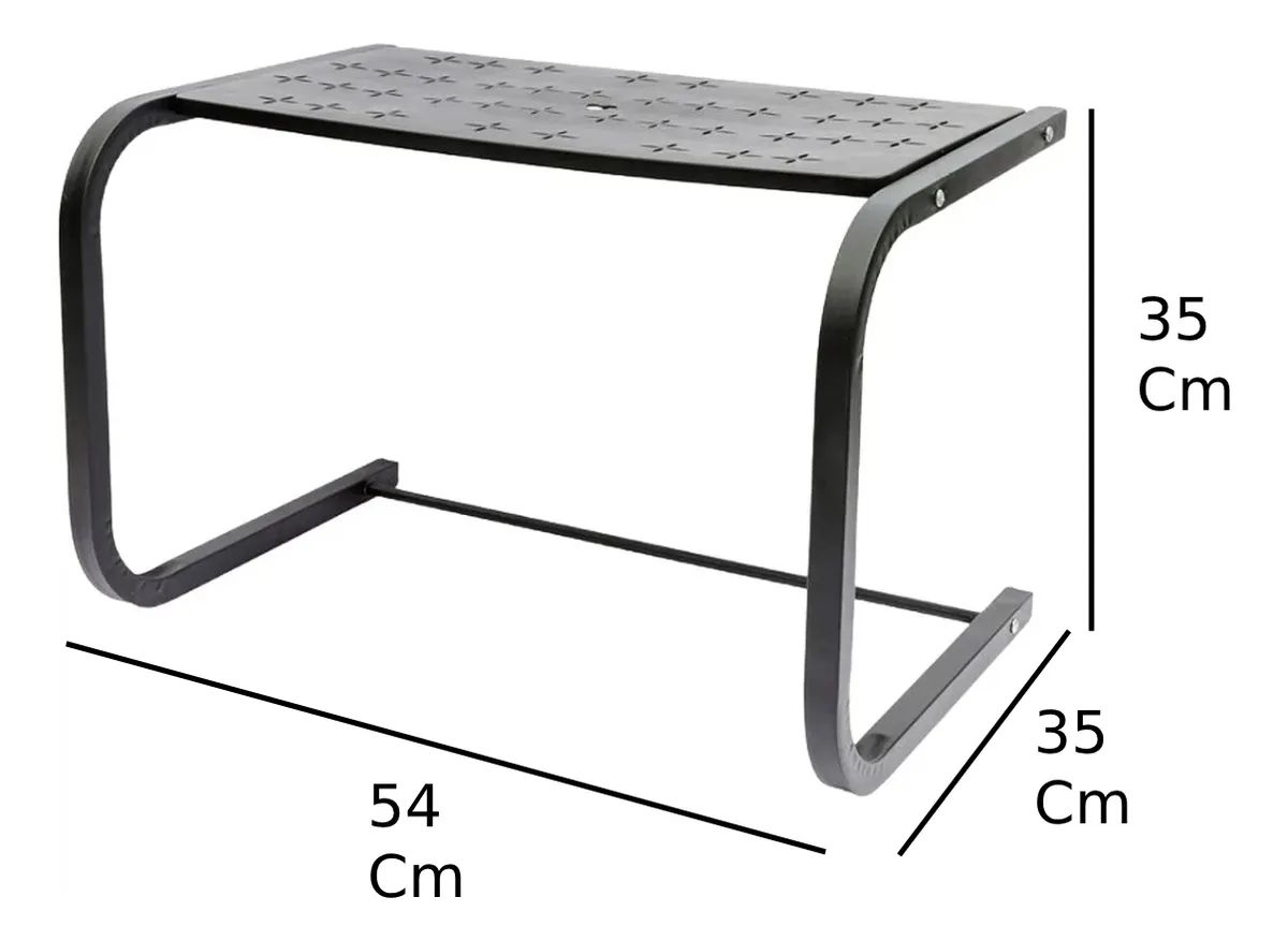 Organizador de Cocina Estante Multiuso Acero Inox Negro - imagen 3