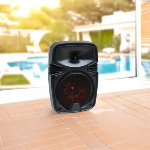PARLANTE PORTÁTIL 4" BLUETOOTH 1200mAh 8W 16x11x9cm - imagen 2