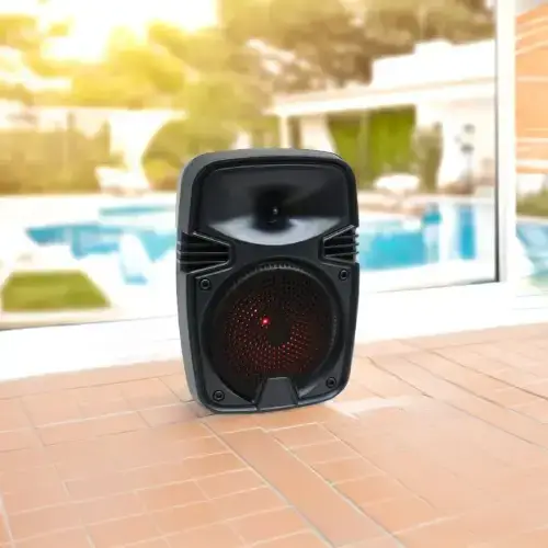 PARLANTE PORTÁTIL 4" BLUETOOTH 1200mAh 8W 16x11x9cm - imagen 2