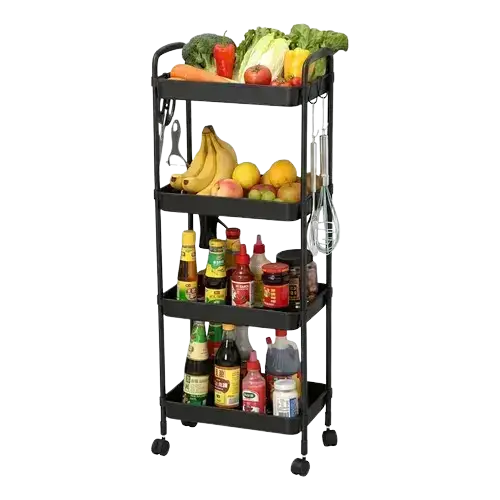 Carrito Organizador Auxiliar de 4 Niveles con Ruedas - imagen principal