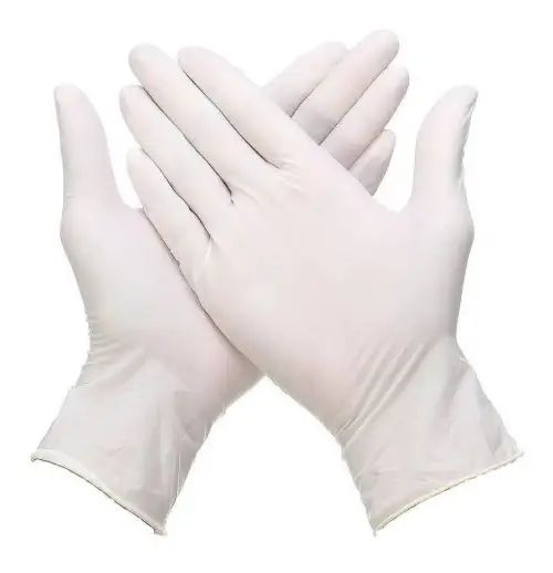 GUANTES DE LATEX --- 10 CAJAS DE 100 UNIDADES