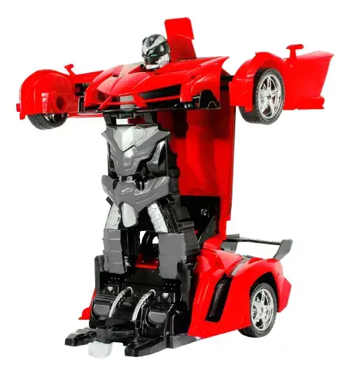 AUTO TRANSFORMER A CONTROL REMOTO TIPO ROBOT 19x12cm - imagen 1