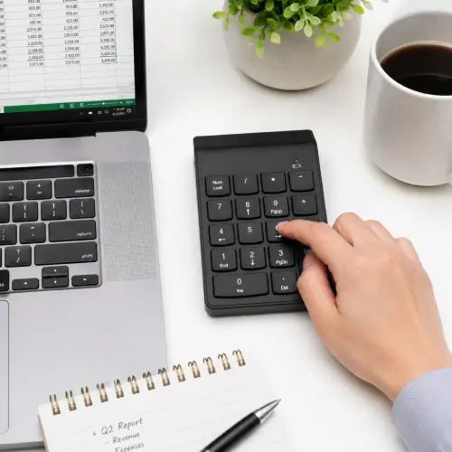 TECLADO NUMÉRICO INALÁMBRICO PARA PC Y NOTEBOOK - imagen 2