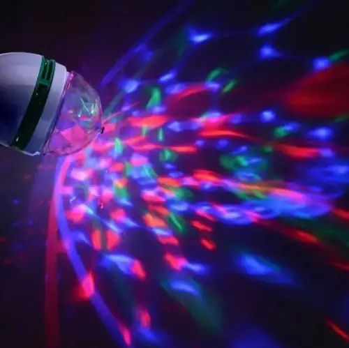 Lampara Giratoria Rgb Colores Efecto Caleidoscopio - imagen 2