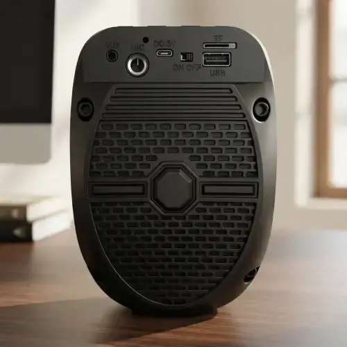 PARLANTE PORTÁTIL 3" LED BLUETOOTH 5.0 USB, MicroSD, FM HASTA 10M 1200mAh 5W - imagen 2