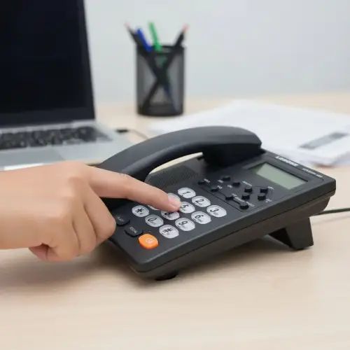 TELÉFONO FIJO LEBOSS CON CAPTOR DE LLAMADAS - imagen 2