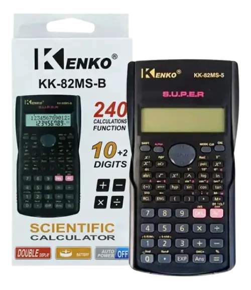 CALCULADORA CIENTÍFICA CON TAPA KENKO 10/12 DÍGITOS - imagen 1
