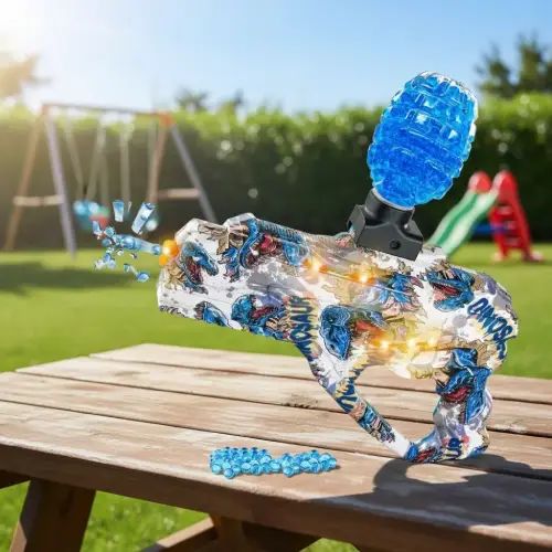 PISTOLA HIDROGEL Y DARDOS LUZ LED 1000mAh 7.4V 31x31cm - imagen 4