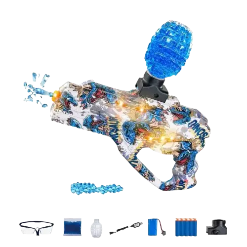 PISTOLA HIDROGEL Y DARDOS LUZ LED 1000mAh 7.4V 31x31cm - imagen 5