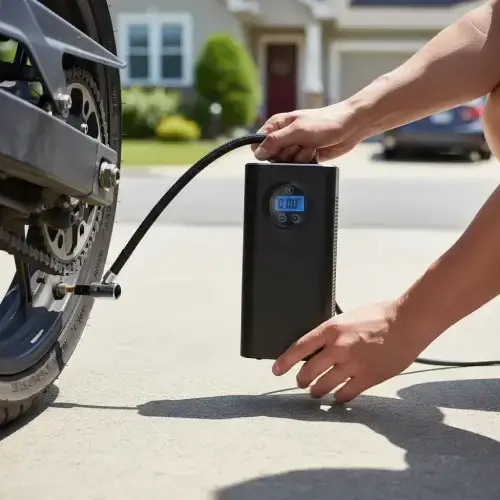 INFLADOR DE RUEDAS PORTÁTIL CON PUNTEROS - imagen 3