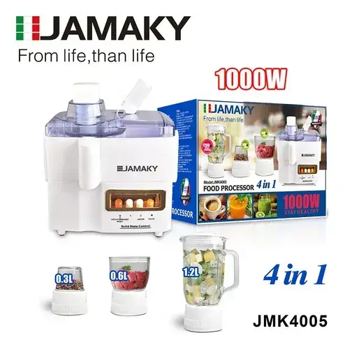 Procesadora De Alimentos 4 En 1 Licuadora Jamaky - imagen principal