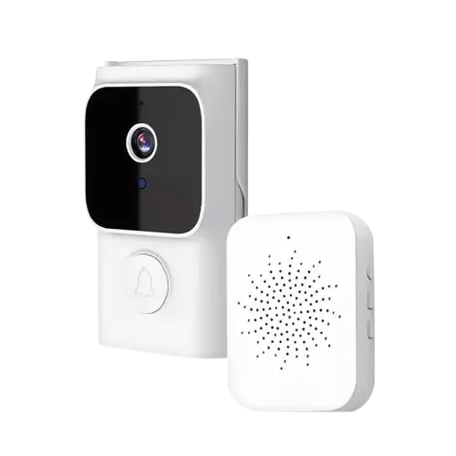 TIMBRE INALÁMBRICO WIFI CON CÁMARA 9x5.2x2.5cm