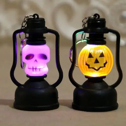 LINTERNA-LLAVERO DISEÑO CALABAZA Y CALAVERA - imagen 6