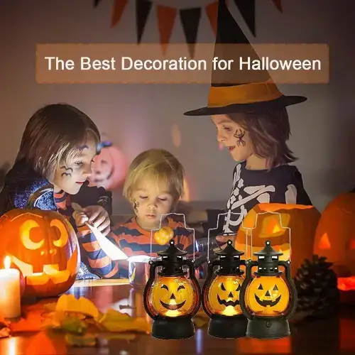 LINTERNA-LLAVERO DISEÑO CALABAZA Y CALAVERA - imagen 4