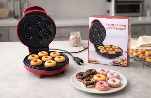 Máquina 3 en 1, dona, waffles, galletita 220V - imagen 3