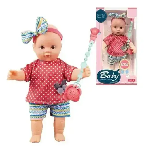 Muñeca Bebé Con Chupo De Sonidos - imagen principal