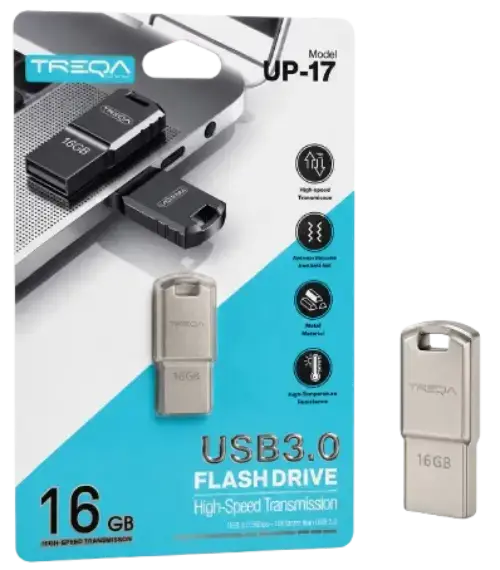 PENDRIVE METÁLICO TREQA USB 3.0 16GB - imagen 1