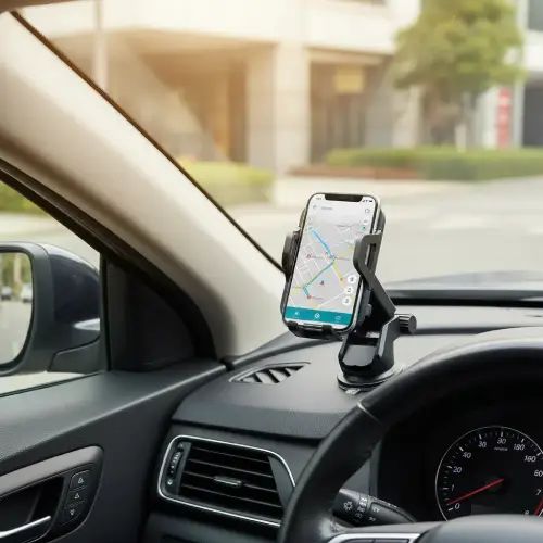 SOPORTE DE CELULAR PARA AUTO PLEGABLE TREQA 360° - imagen 2