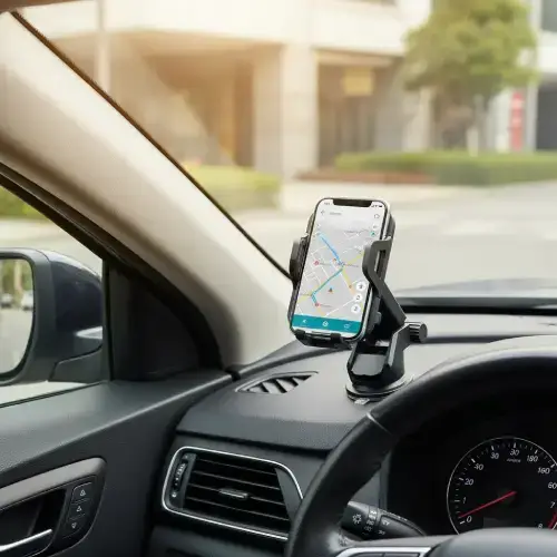SOPORTE DE CELULAR PARA AUTO PLEGABLE TREQA 360° - imagen 2