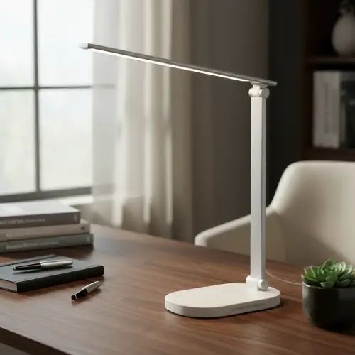 LÁMPARA DE ESCRITORIO LED PLEGABLE RECARGABLE 3 NIVELES 2000mAh 9W 67cm - imagen 3