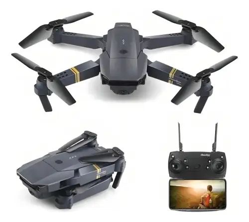 DRONE CON 2 CÁMARAS LUCES LED 10M 360° 500mAh 28x22cm - imagen 2