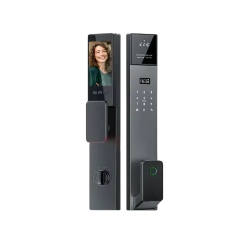CERRADURA OSPON DIGITAL CON RECONOCIMIENTO FACIAL Y APP 4200mAh 42x7.5x9cm