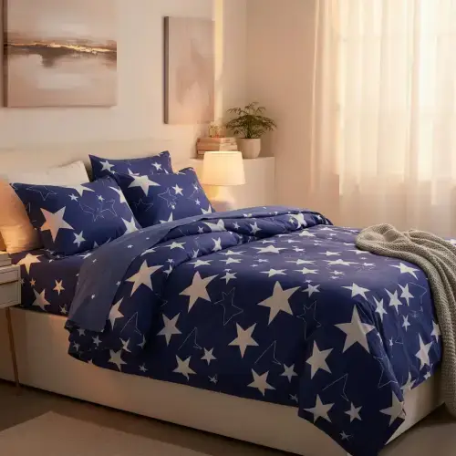 Juego de sábanas estampadas 90cm 1 plaza 4 piezas - imagen 4