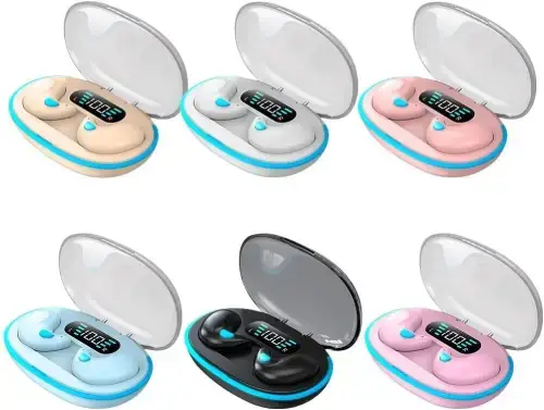 Auriculares inalámbricos TWS X55 Bluetooth 5.3 pantalla LED control táctil - imagen 3