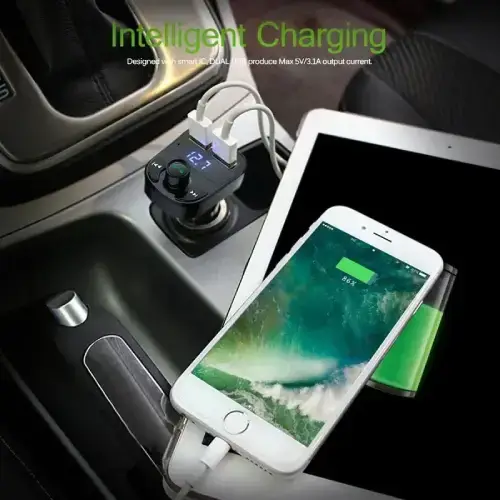 CARGADOR RECEPTOR/TRANSMISOR DE BLUETOOTH TREQA - imagen 2