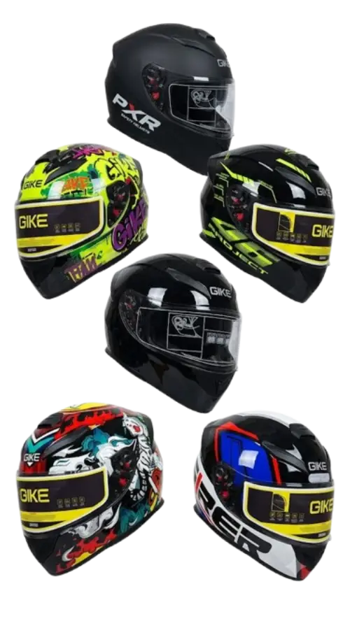 Casco de Moto Talle M/L/XXL --- CAJA DE 6 UNIDADES