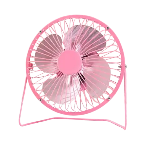 Mini Ventilador De Escritorio USB Portátil Aspas Metal 14 Cm 50hz - imagen 1