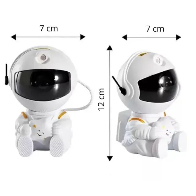 Mini Proyector Galáctico Astronauta Portatil Con Laser - imagen 3