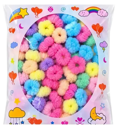 GOMITAS DE PELO VARIOS COLORES - imagen 1