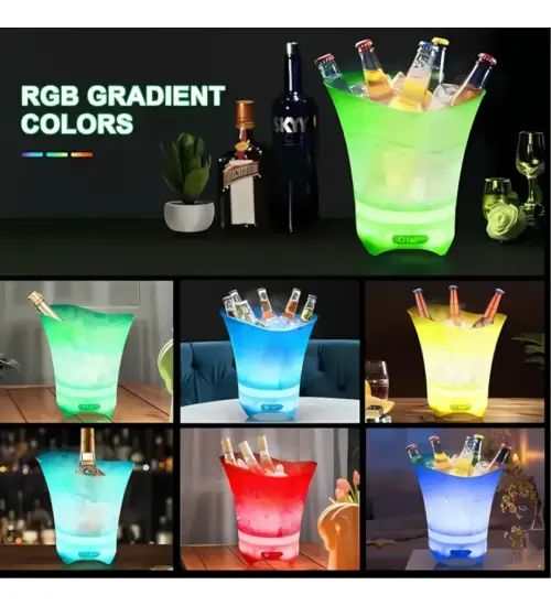 Cubetera Parlante Bluetooth 5L con musica y colores RGB - imagen 2