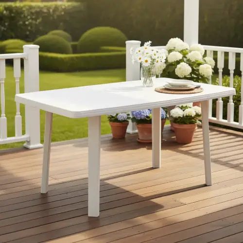 MESA DESMONTABLE WENKO RECTANGULAR 138x82cm - imagen 2