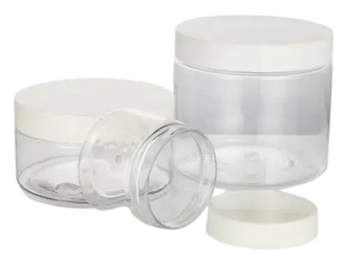 POTE PLÁSTICO TRANSPARENTE 400ml - imagen 1
