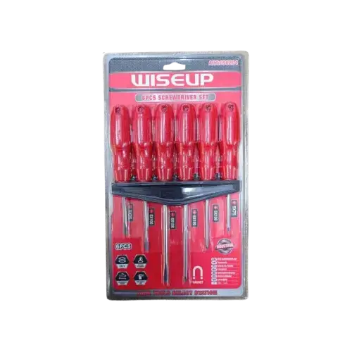 Set de 6 Destornilladores ROJO WISEUP - imagen principal